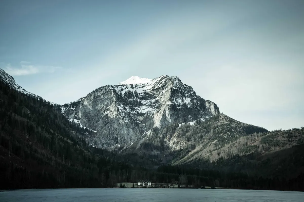 Peak above the lake